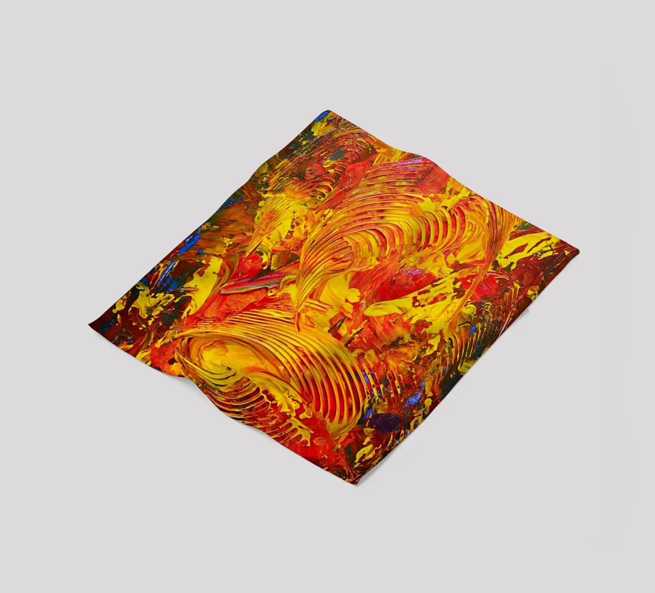ABSTRACT FIGURE 7 coperta in pile da Thierry Vobmann Abstract painting