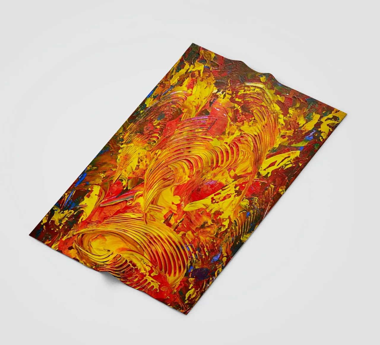 ABSTRACT FIGURE 7 coperta in pile da Thierry Vobmann Abstract painting