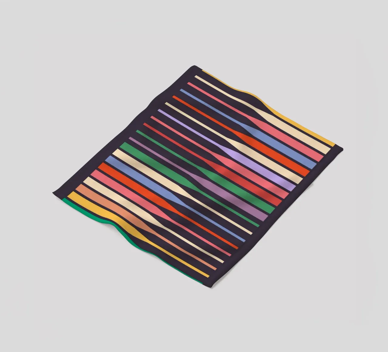 Astrazione geometrica 05 coperta in pile da Gaite