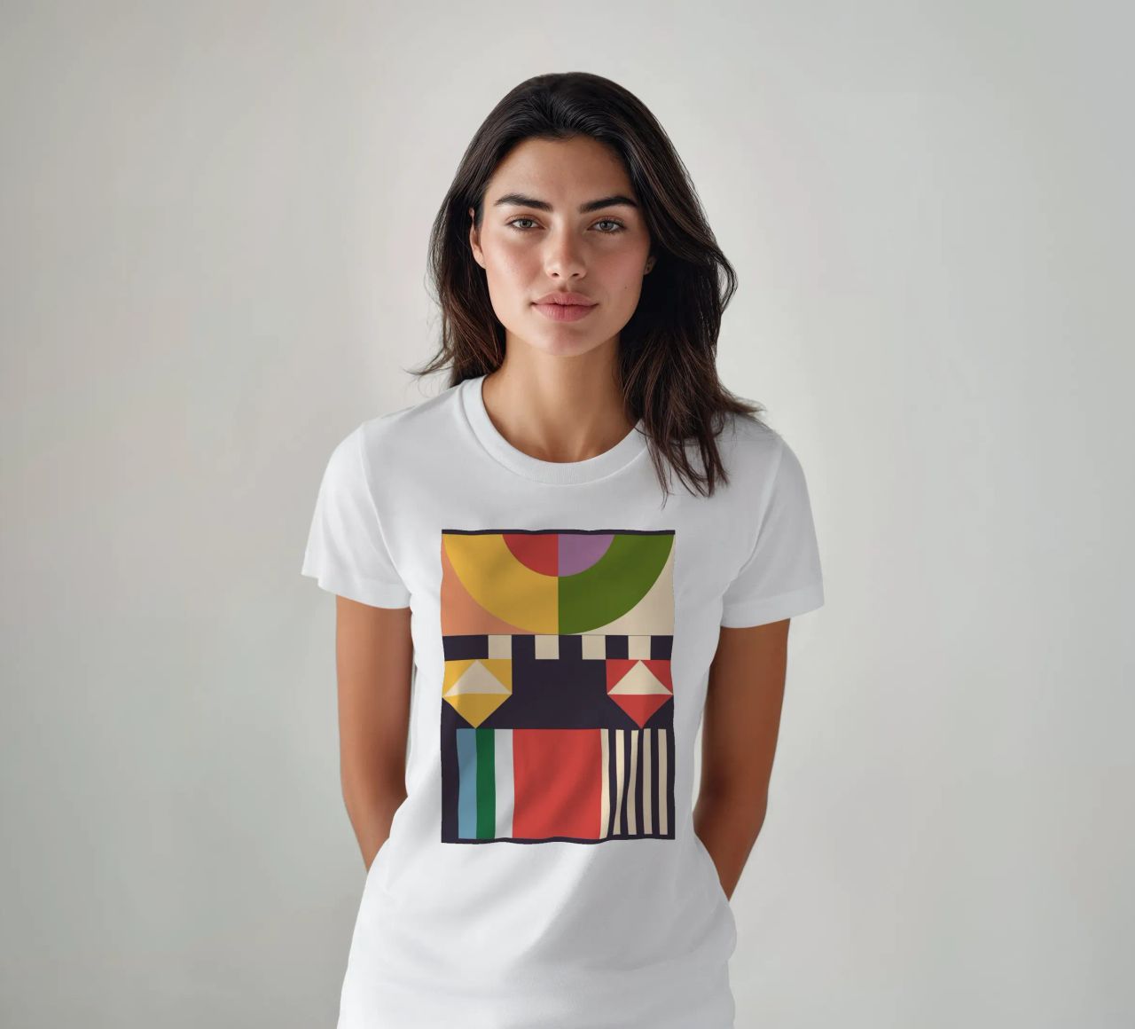 Geometric Abstraction 07 t-shirt by Gaite