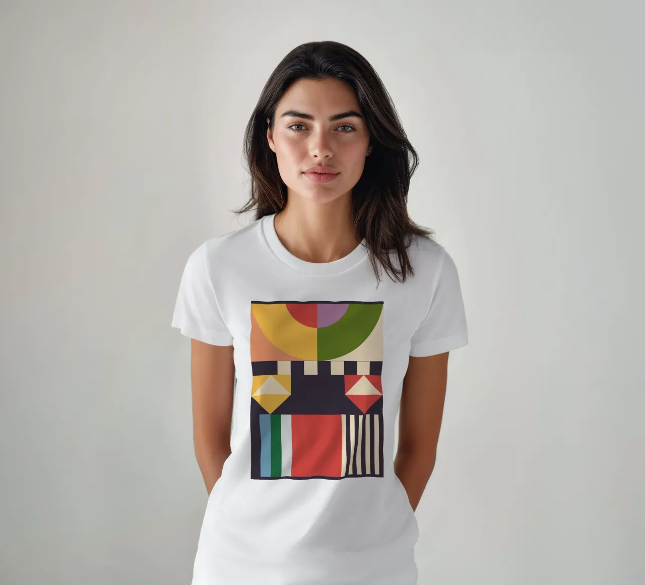 Geometric Abstraction 07 t-shirt by Gaite