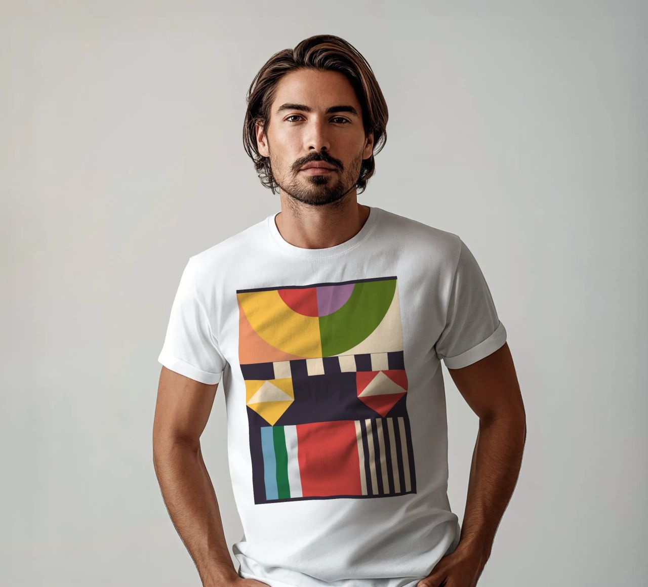 Geometric Abstraction 07 t-shirt by Gaite