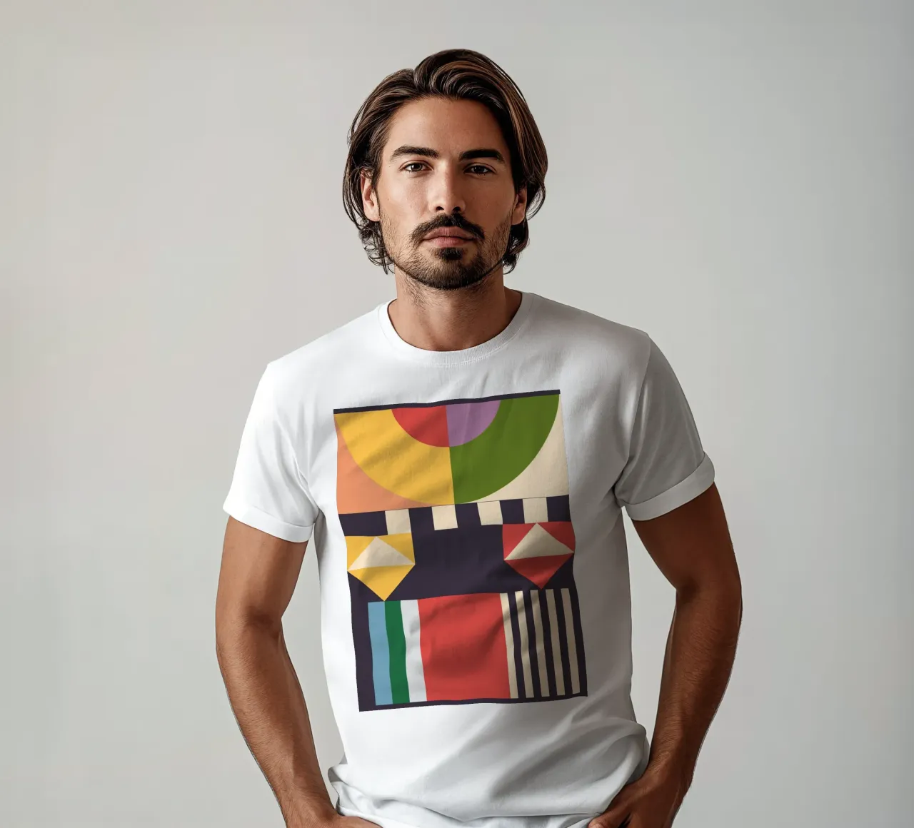 Geometric Abstraction 07 t-shirt by Gaite