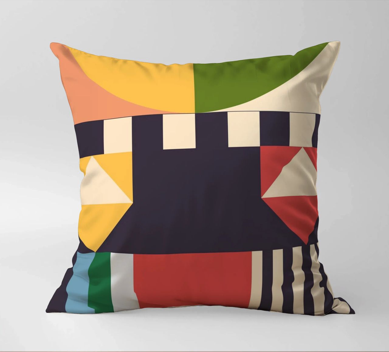 Geometric Abstraction 07 decorative cushion by Gaite