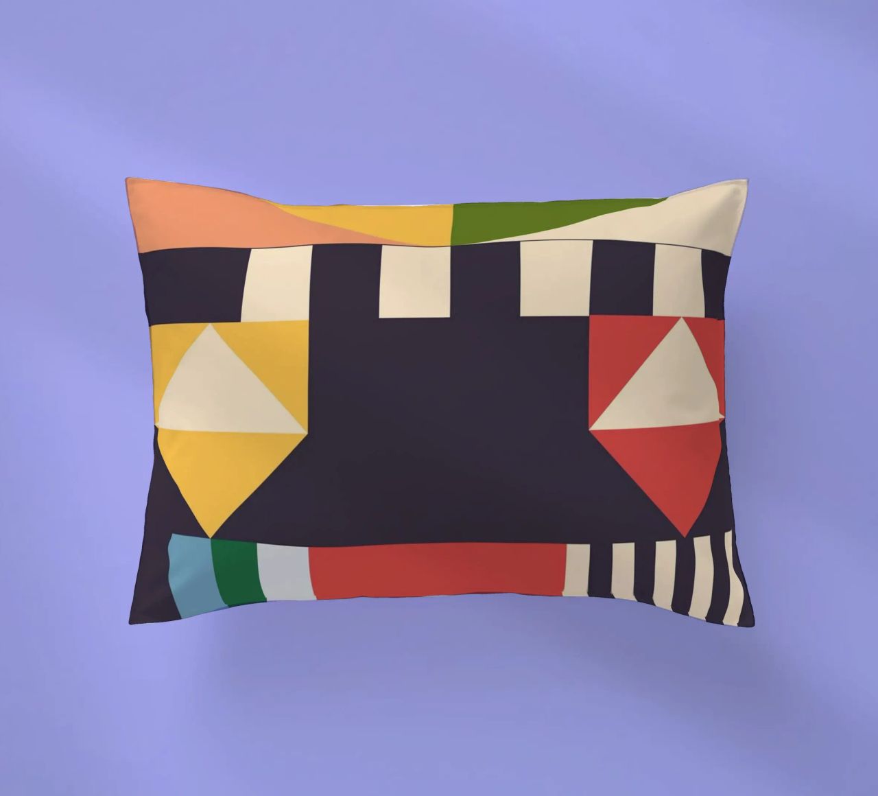 Geometric Abstraction 07 decorative cushion by Gaite