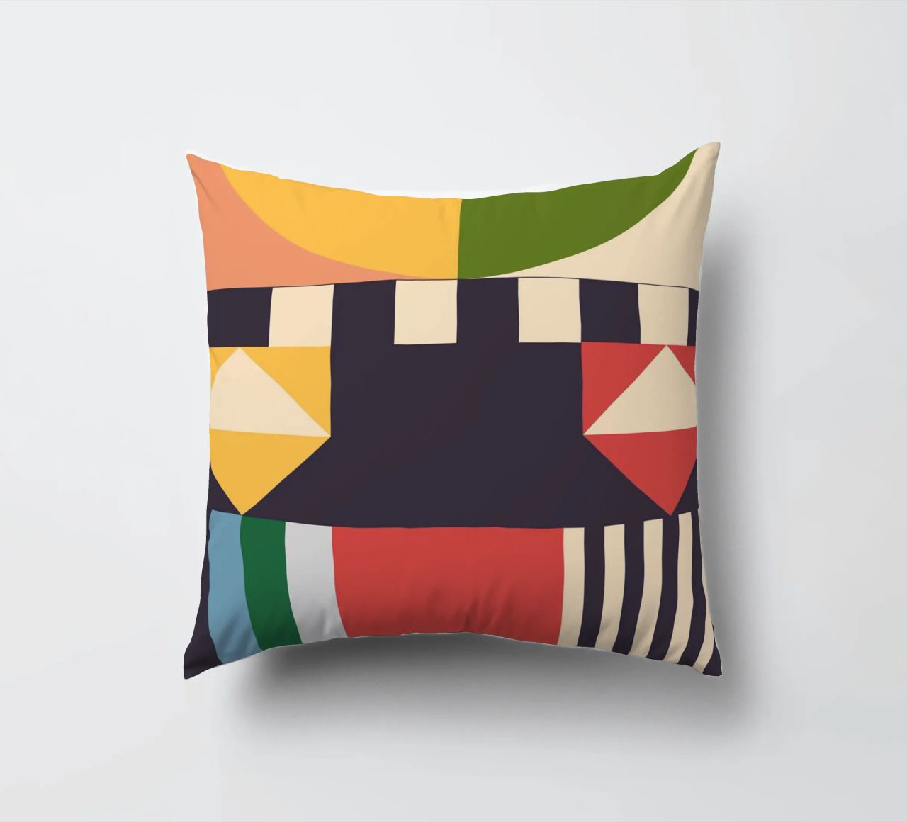 Geometric Abstraction 07 decorative cushion by Gaite