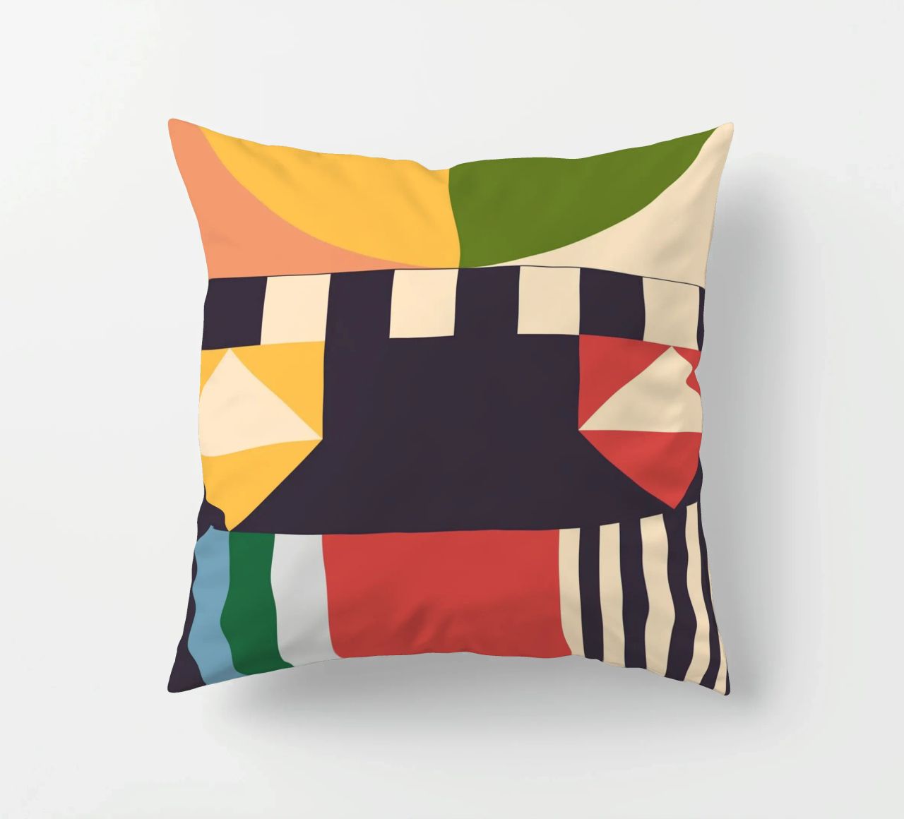 Geometric Abstraction 07 decorative cushion by Gaite