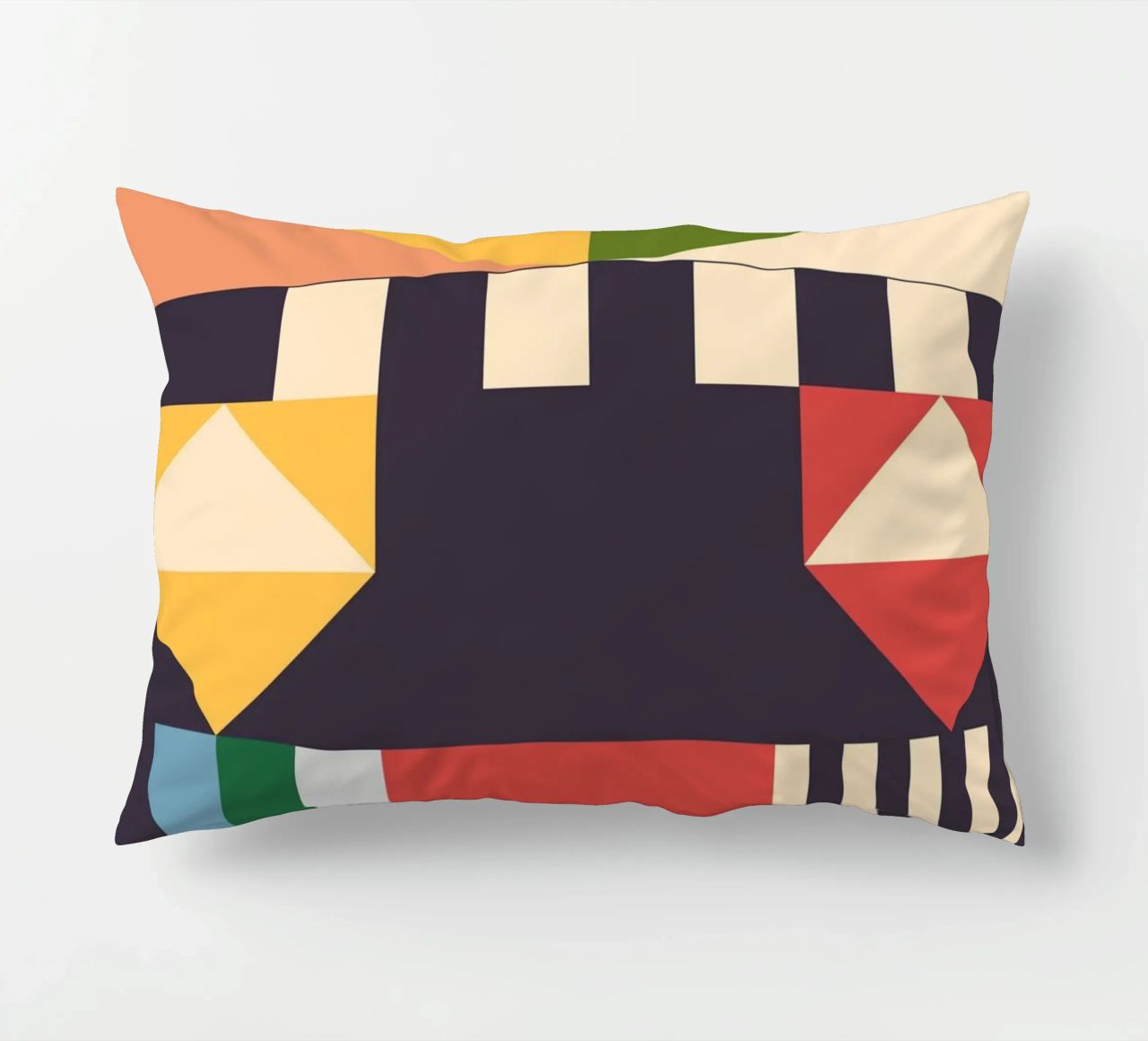 Geometric Abstraction 07 decorative cushion by Gaite