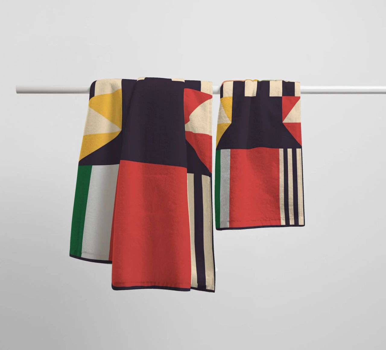 Geometric Abstraction 07 towel by Gaite