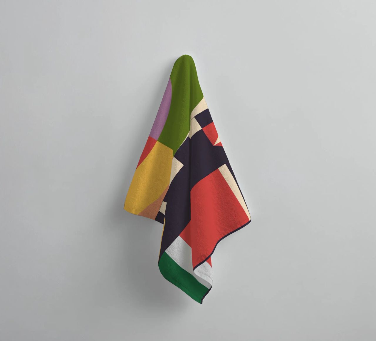 Geometric Abstraction 07 towel by Gaite