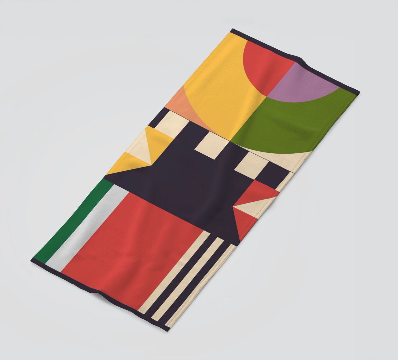 Geometric Abstraction 07 beach towel by Gaite