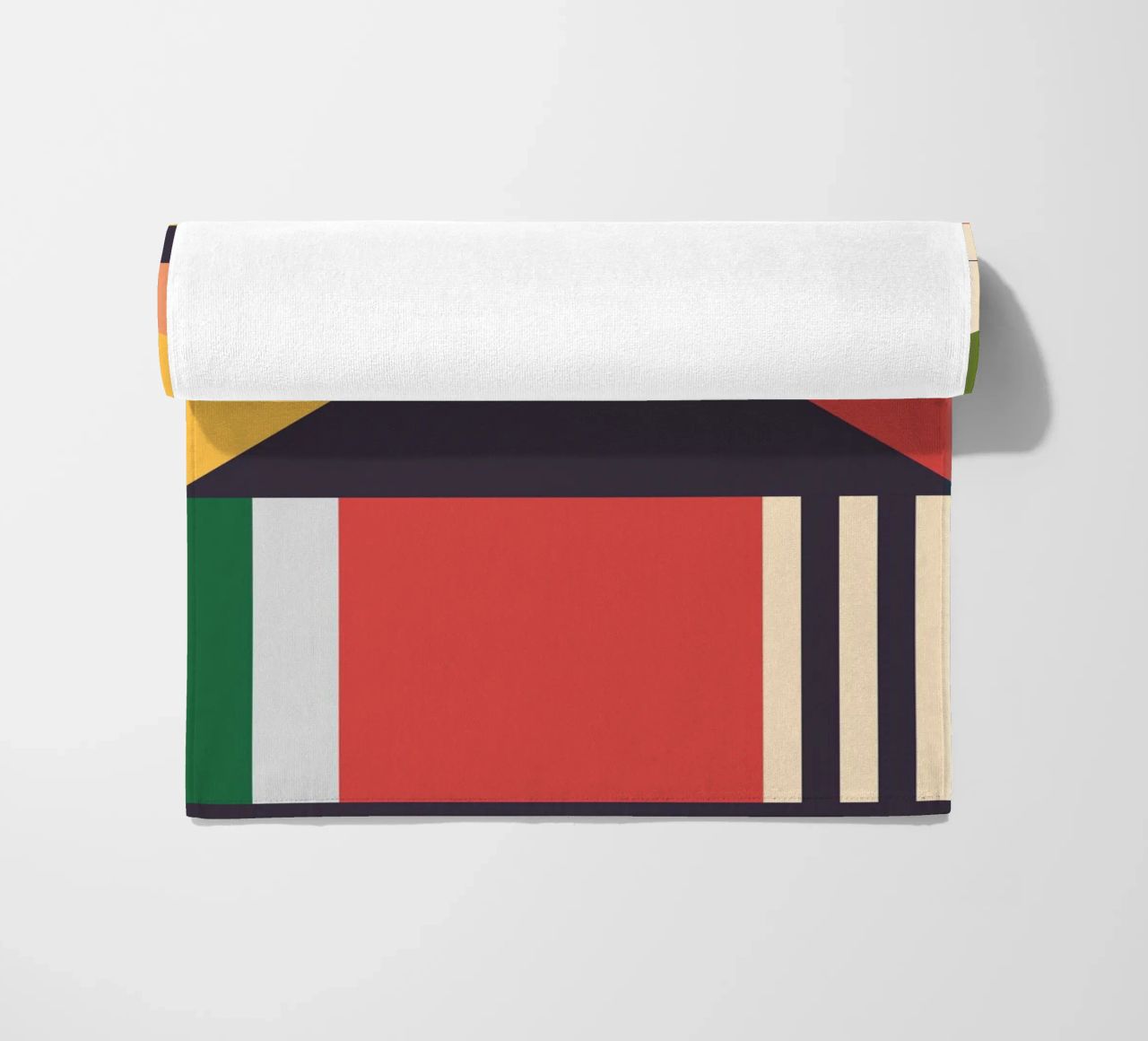 Geometric Abstraction 07 beach towel by Gaite