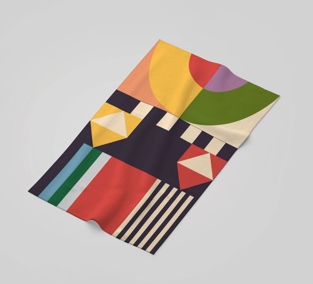 Geometric Abstraction 07 beach towel by Gaite