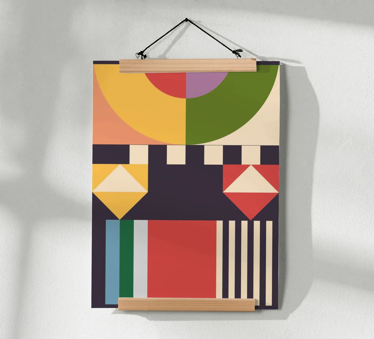 Geometric Abstraction 07 hahnemühle by Gaite