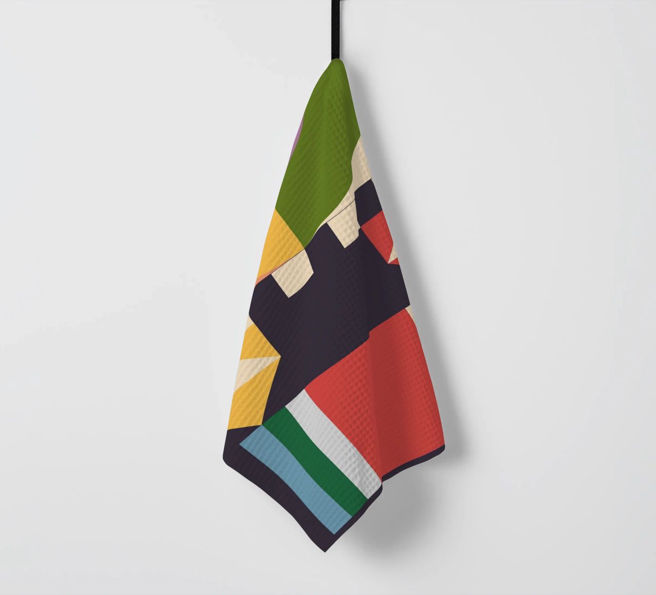 Geometric Abstraction 07 tea towel by Gaite