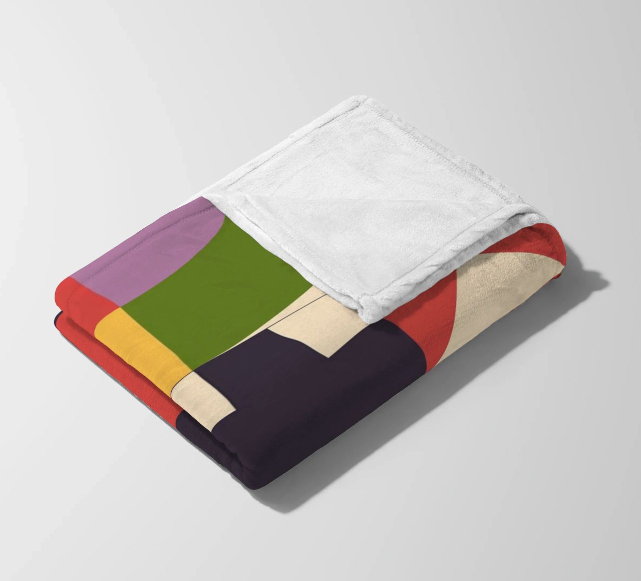 Geometric Abstraction 07 fleece blanket by Gaite