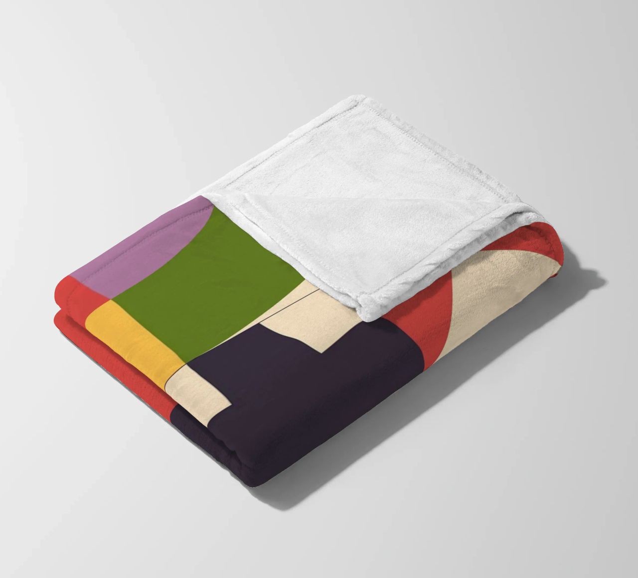 Geometric Abstraction 07 fleece blanket by Gaite