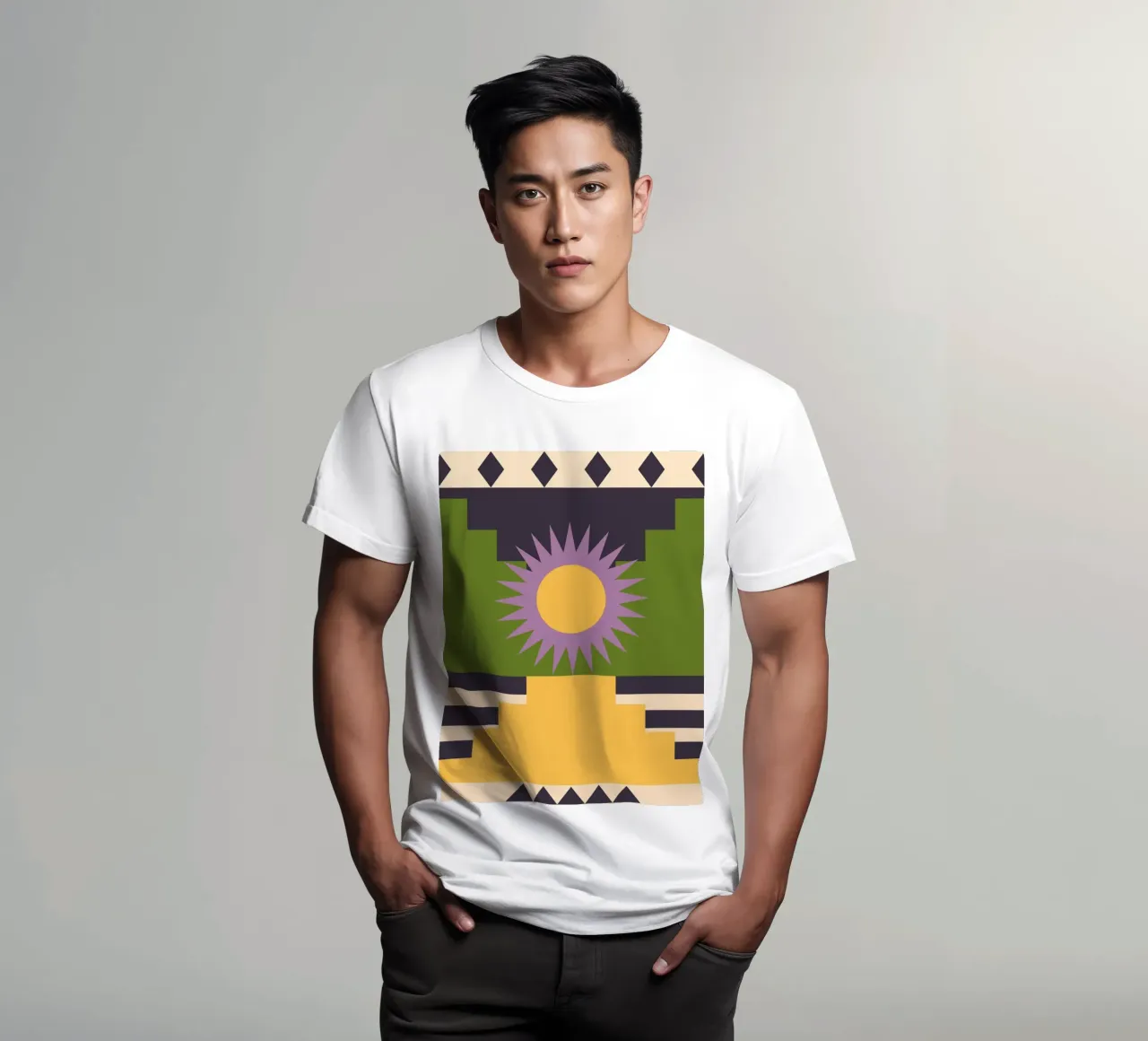 Astrazione geometrica 08 t-shirt da Gaite