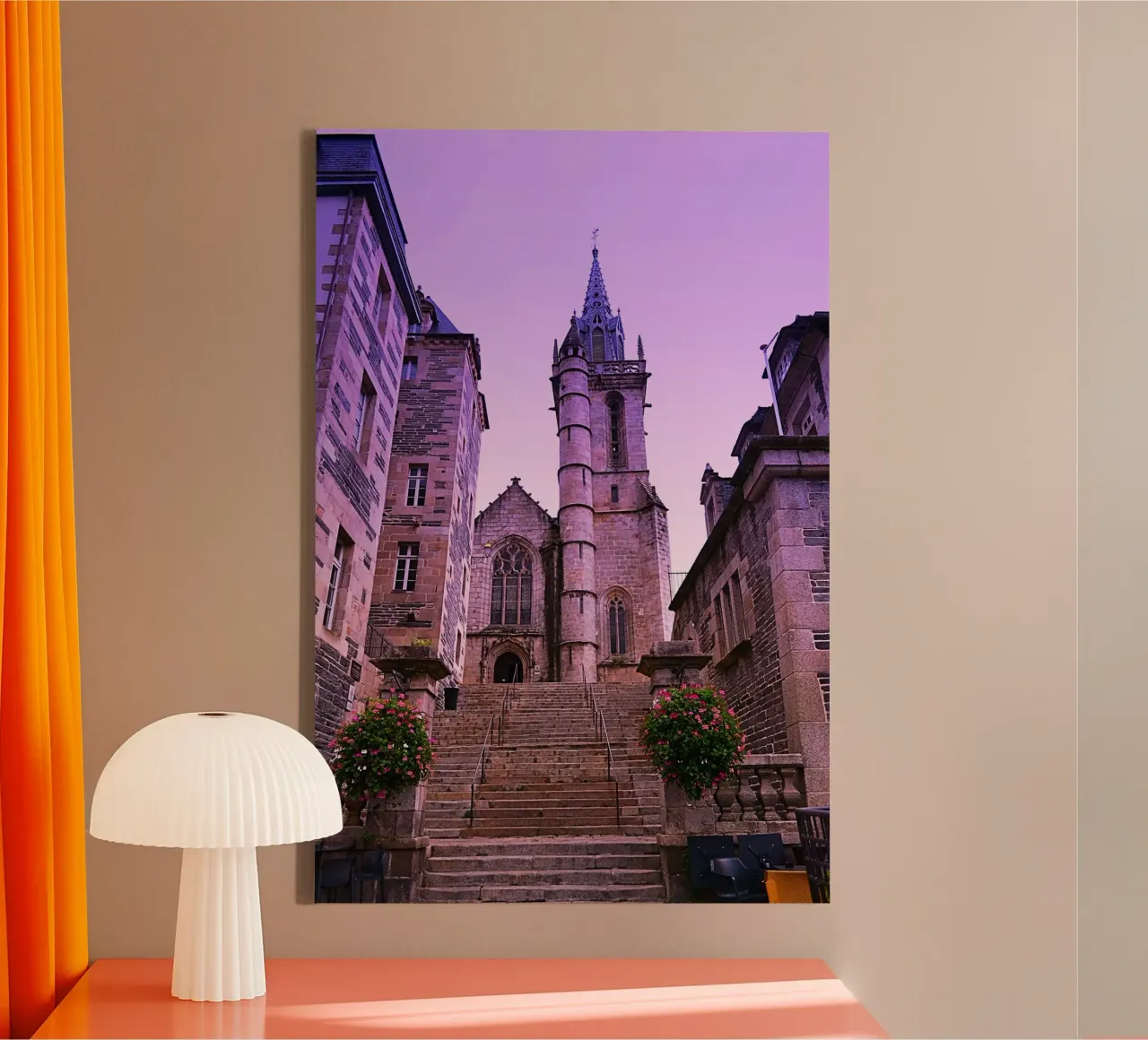 FAA235 MORLAIX FRANCE canvas met Baklijst van Thierry vobmann photography