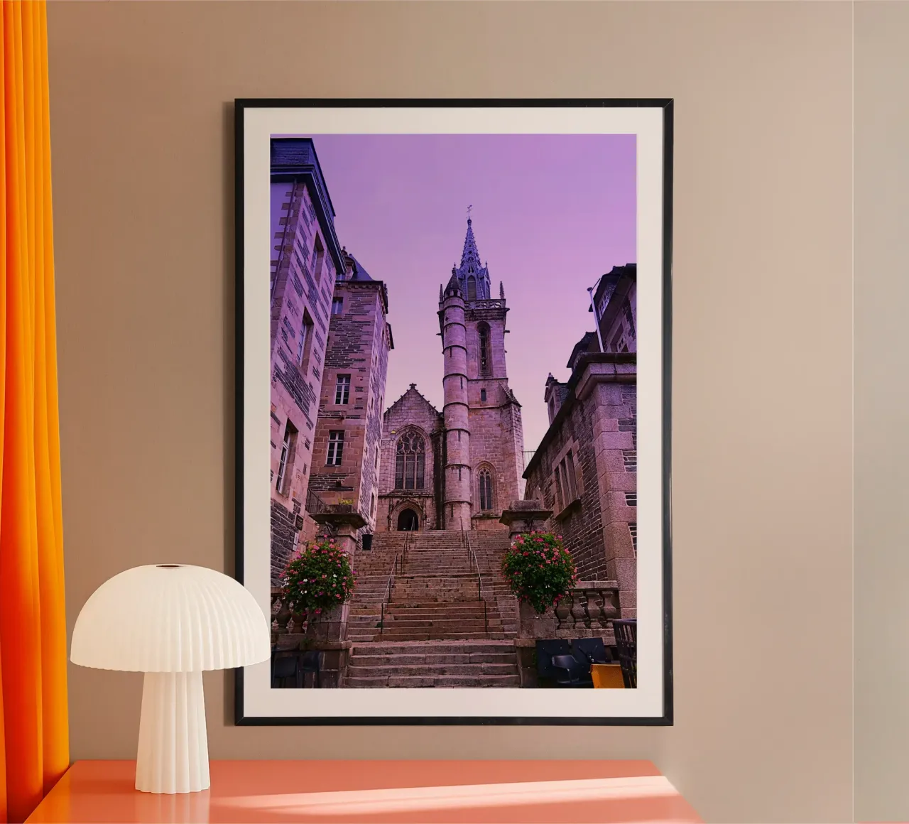 FAA235 MORLAIX FRANCE poster con telaio in legno da Thierry vobmann photography