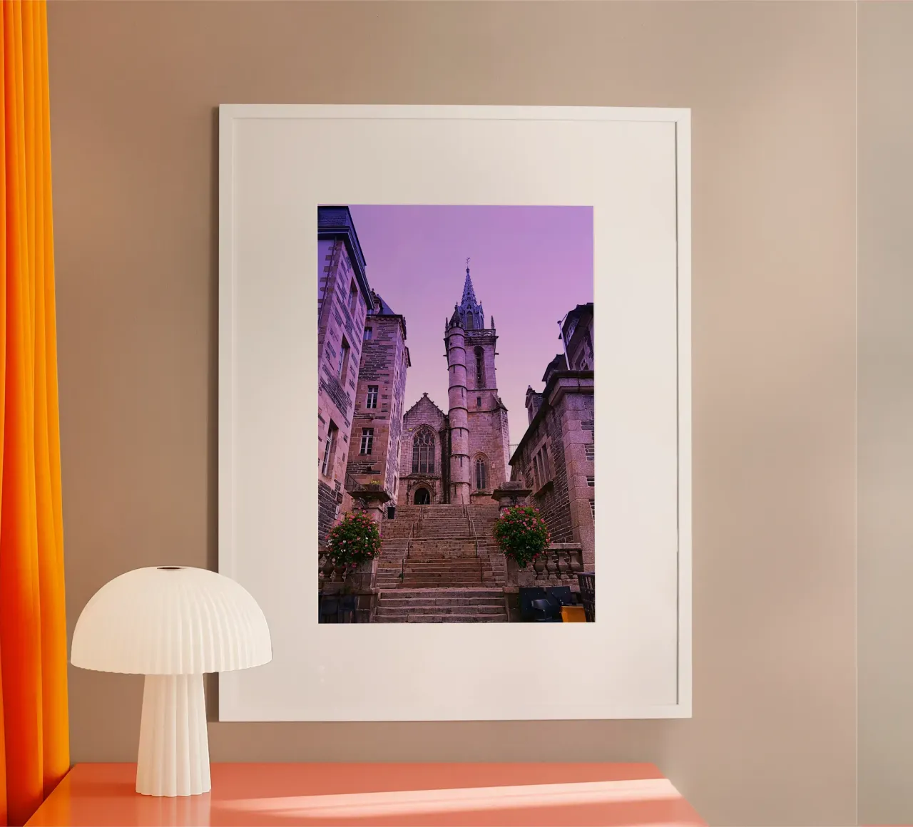 FAA235 MORLAIX FRANCE poster con telaio in legno da Thierry vobmann photography