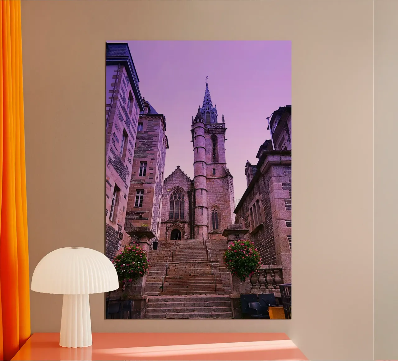 FAA235 MORLAIX FRANCE poster con telaio in legno da Thierry vobmann photography