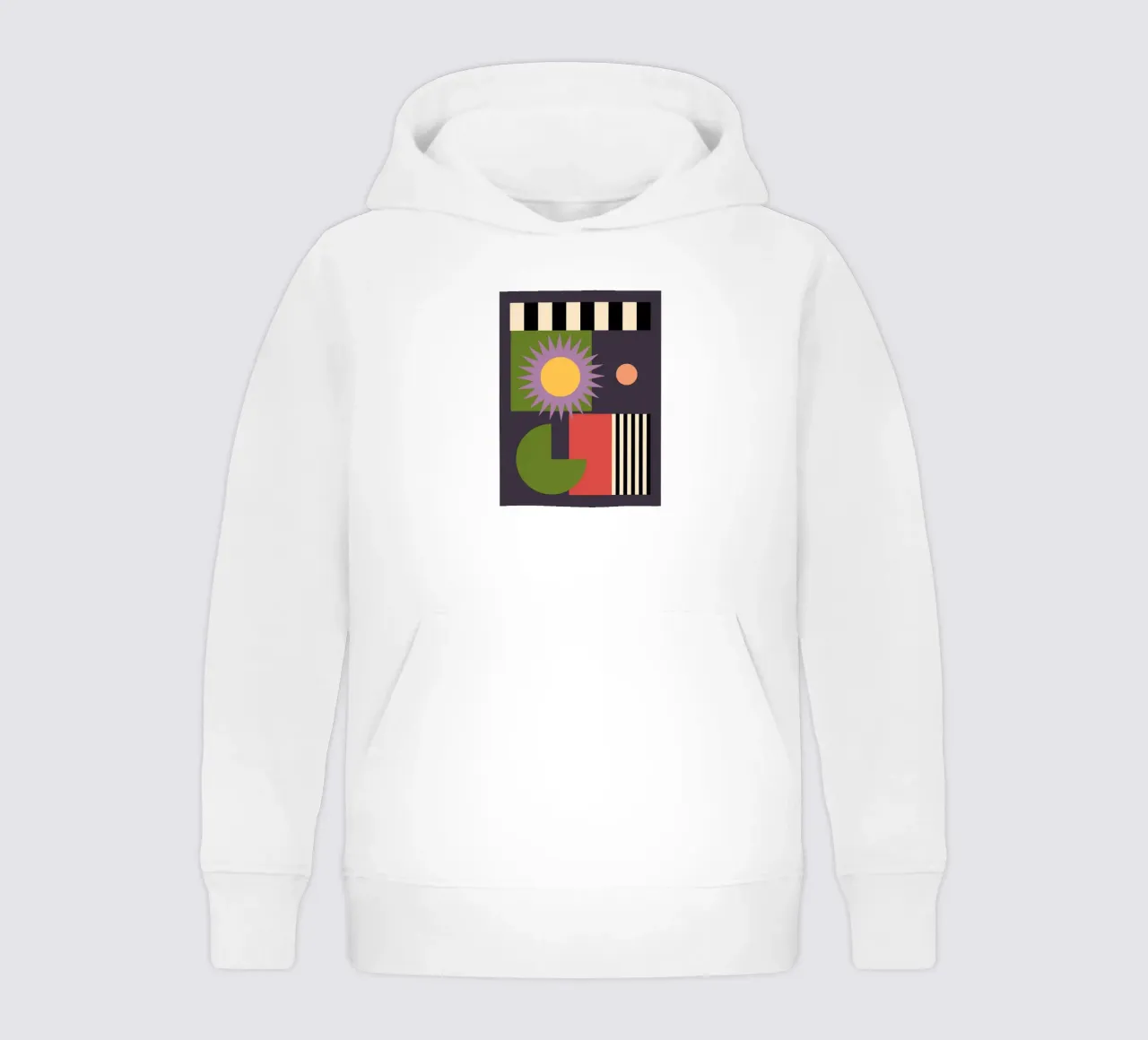 Geometric Abstraction 09 kids hoodie by Gaite