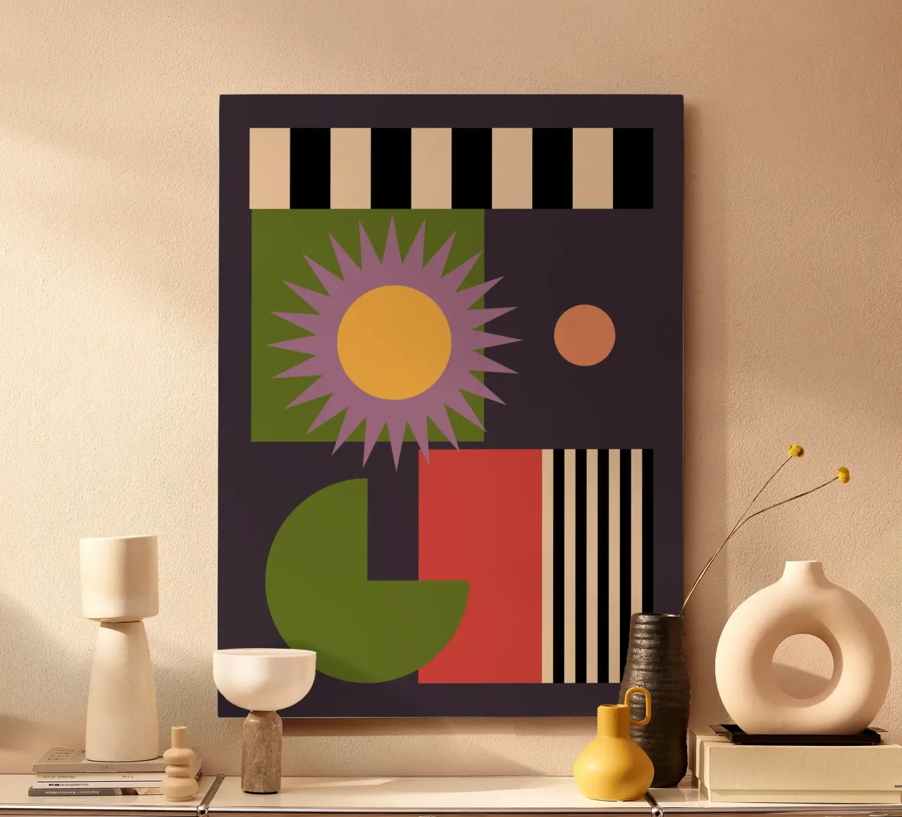 Geometric Abstraction 09 forex plate by Gaite