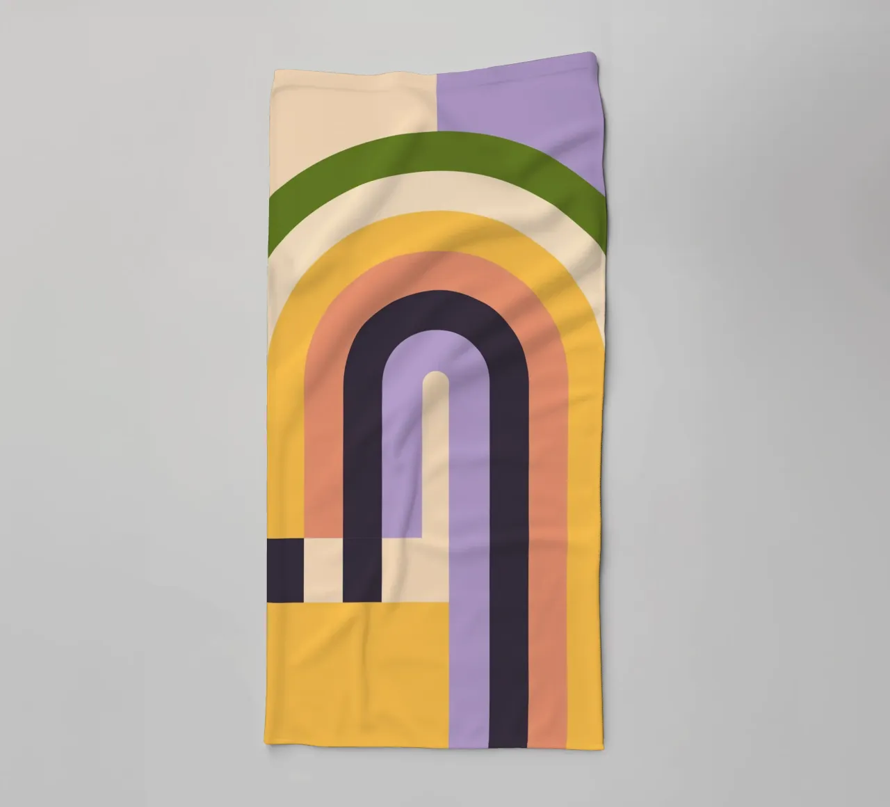 Geometric Abstraction 010 towel by Gaite