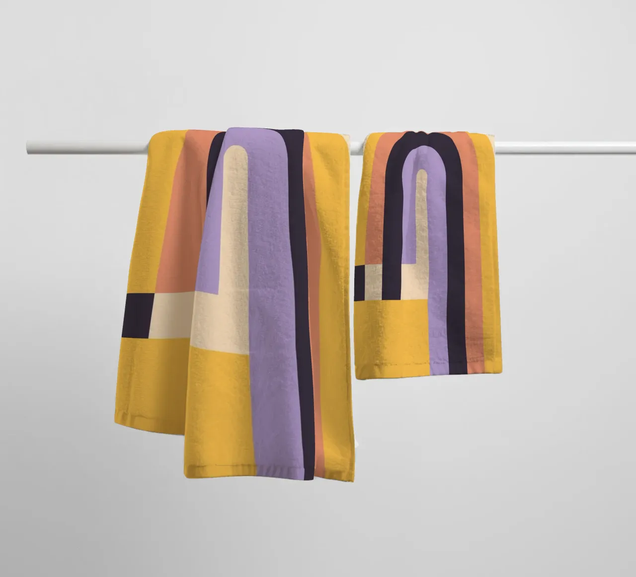 Geometric Abstraction 010 towel by Gaite