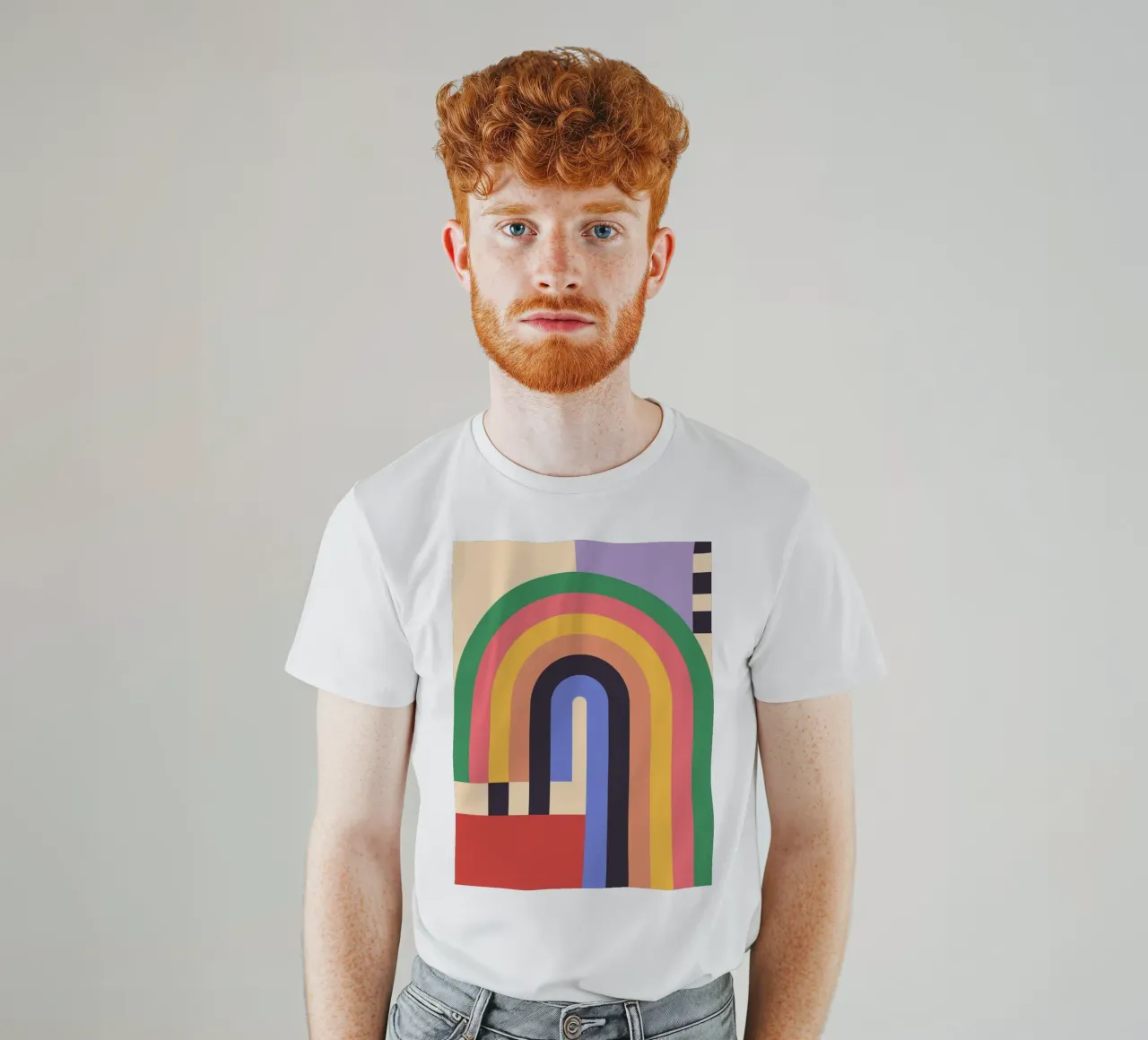 Geometric Abstraction 011 t-shirt by Gaite