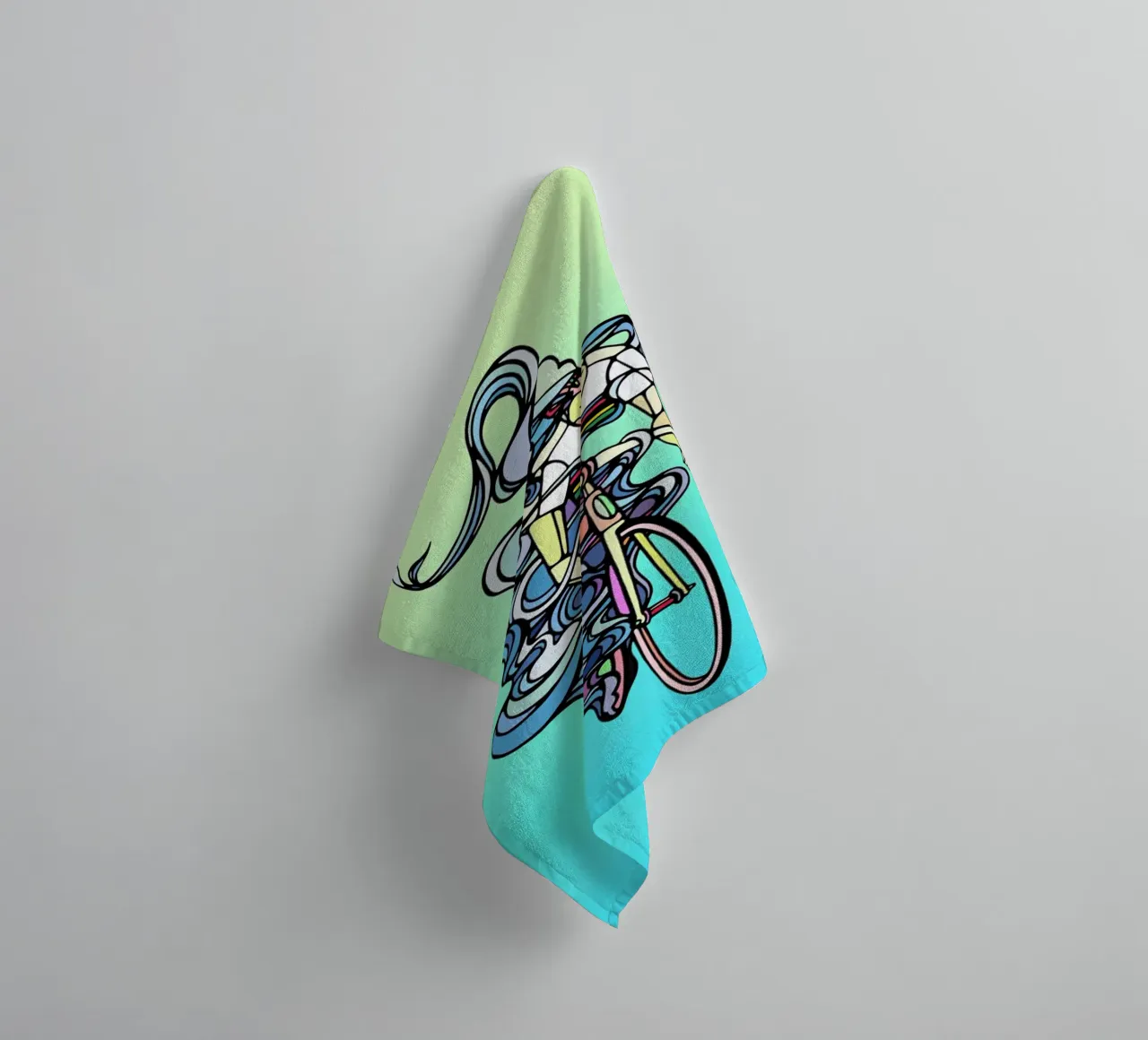 On the Road towel by Ninhol