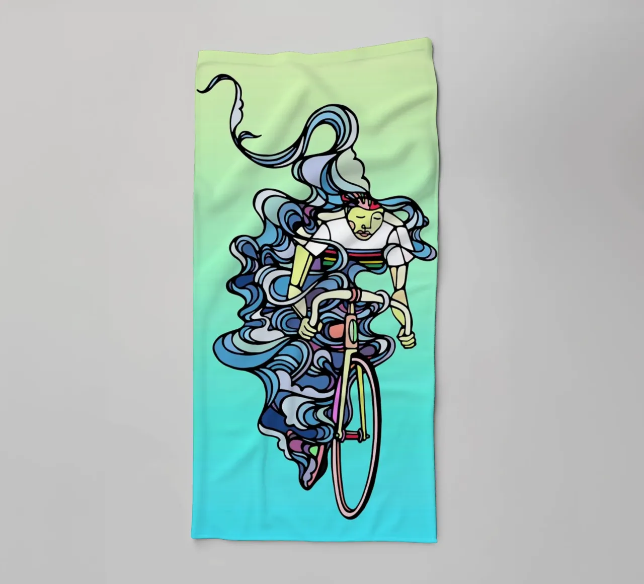 On the Road towel by Ninhol