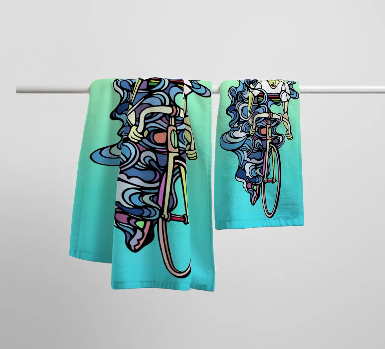 On the Road towel by Ninhol