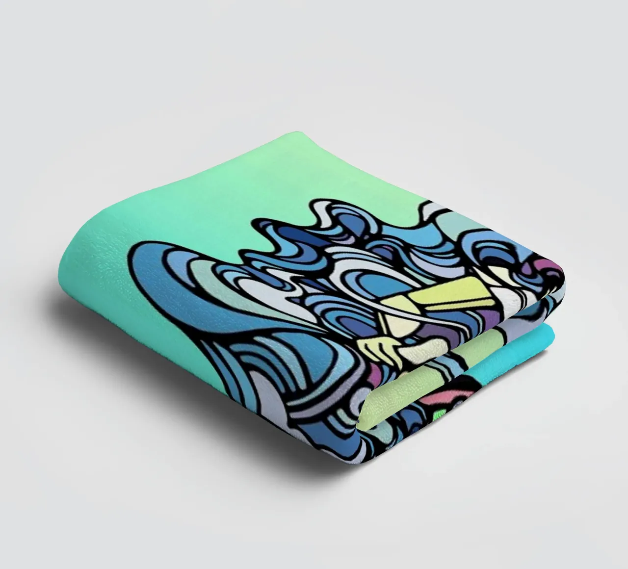 On the Road towel by Ninhol