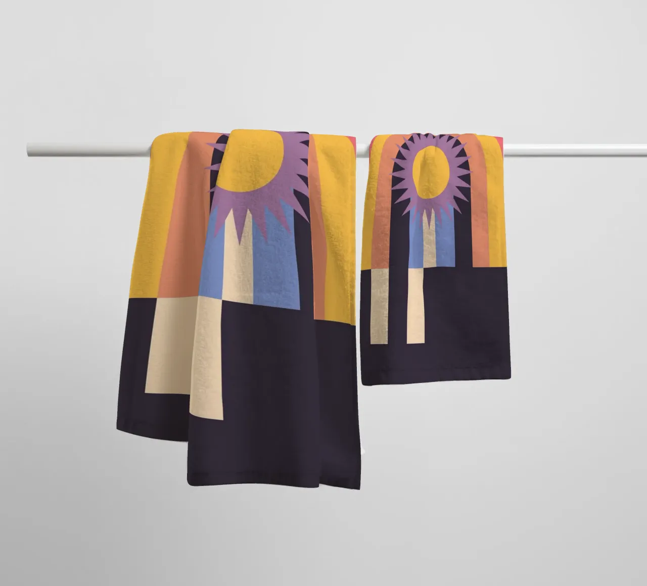 Geometric Abstraction 012 towel by Gaite