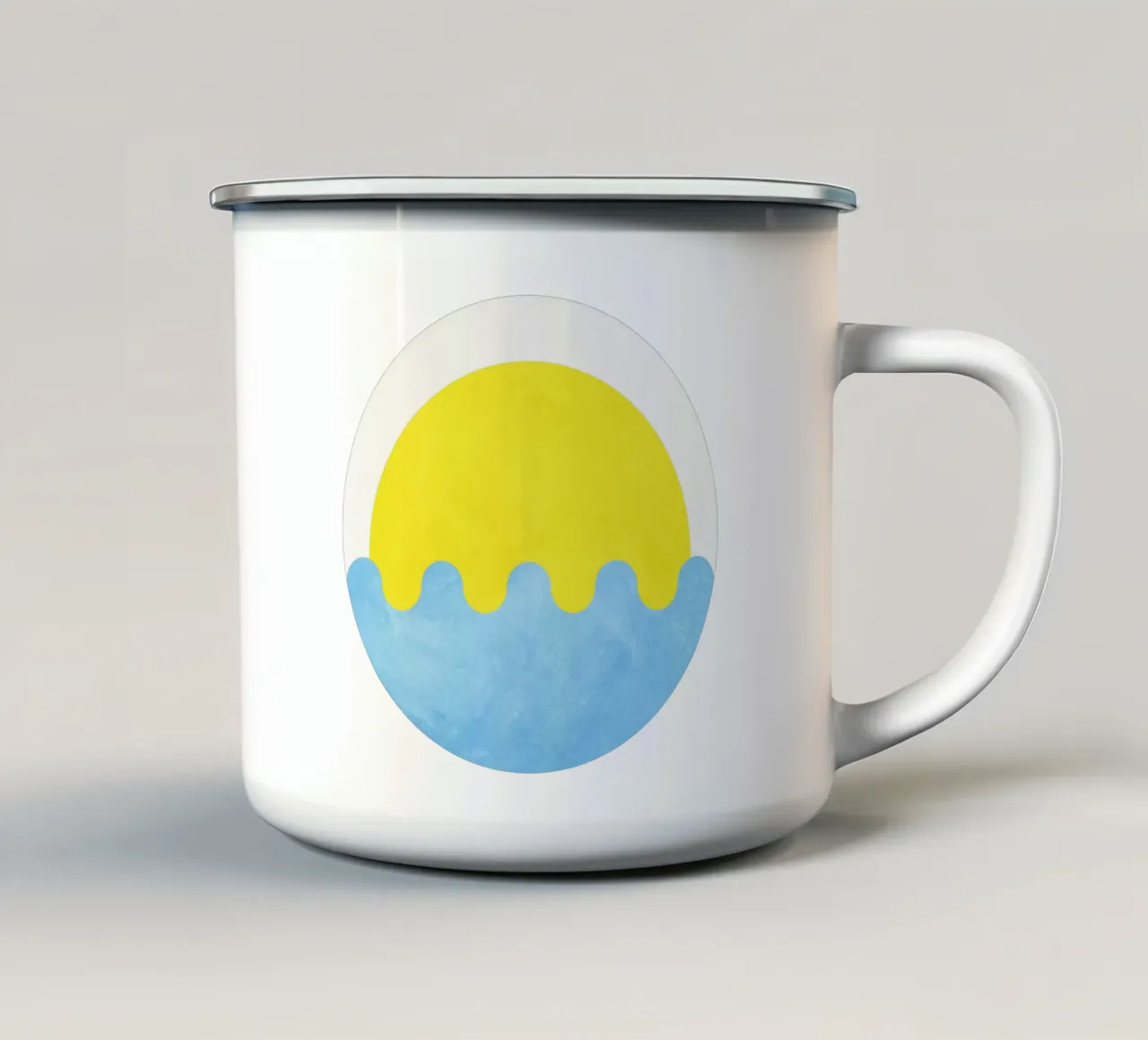 Sunrise tazza in smalto da lovely lines