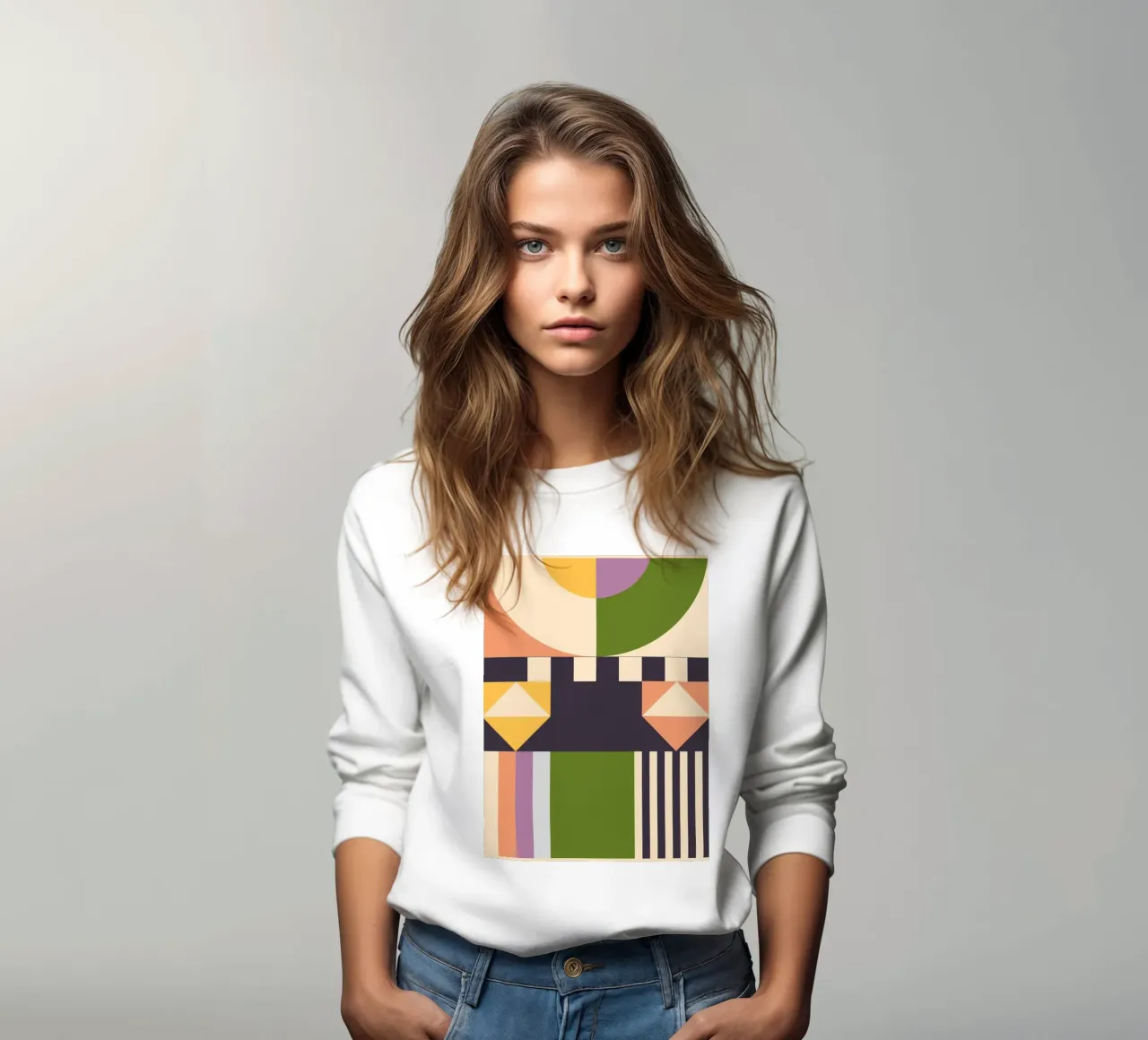 Abstracción geométrica 015 sudadera de Gaite