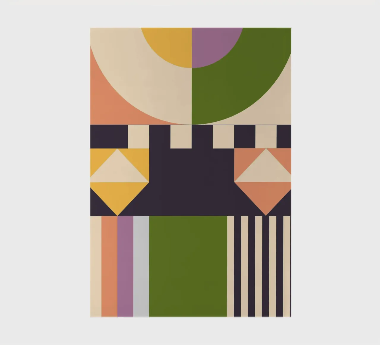 Geometrische Abstraktion 015 Notizbuch von Gaite