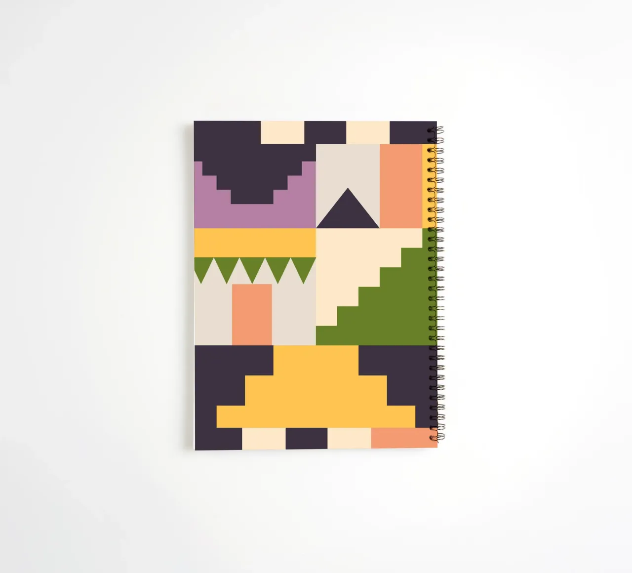 Geometric Abstraction 016 spiral notebook by Gaite