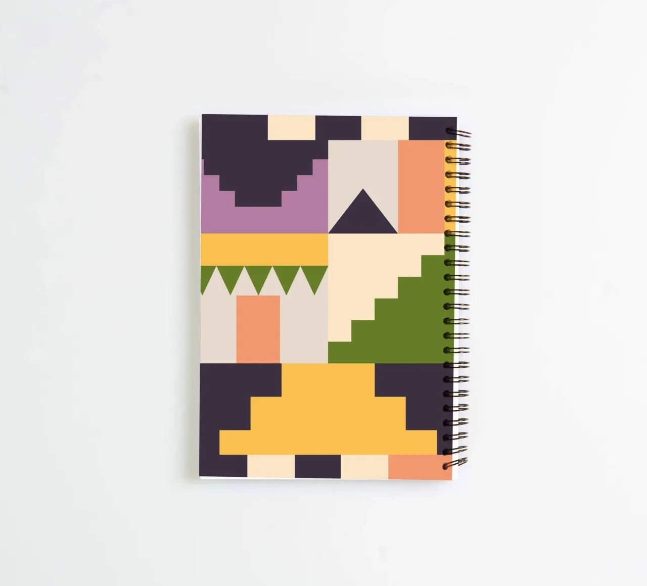 Geometric Abstraction 016 spiral notebook by Gaite