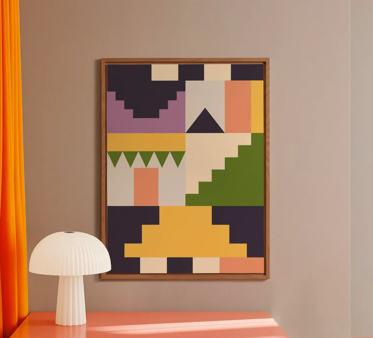 Geometric Abstraction 016 alu-dibond by Gaite