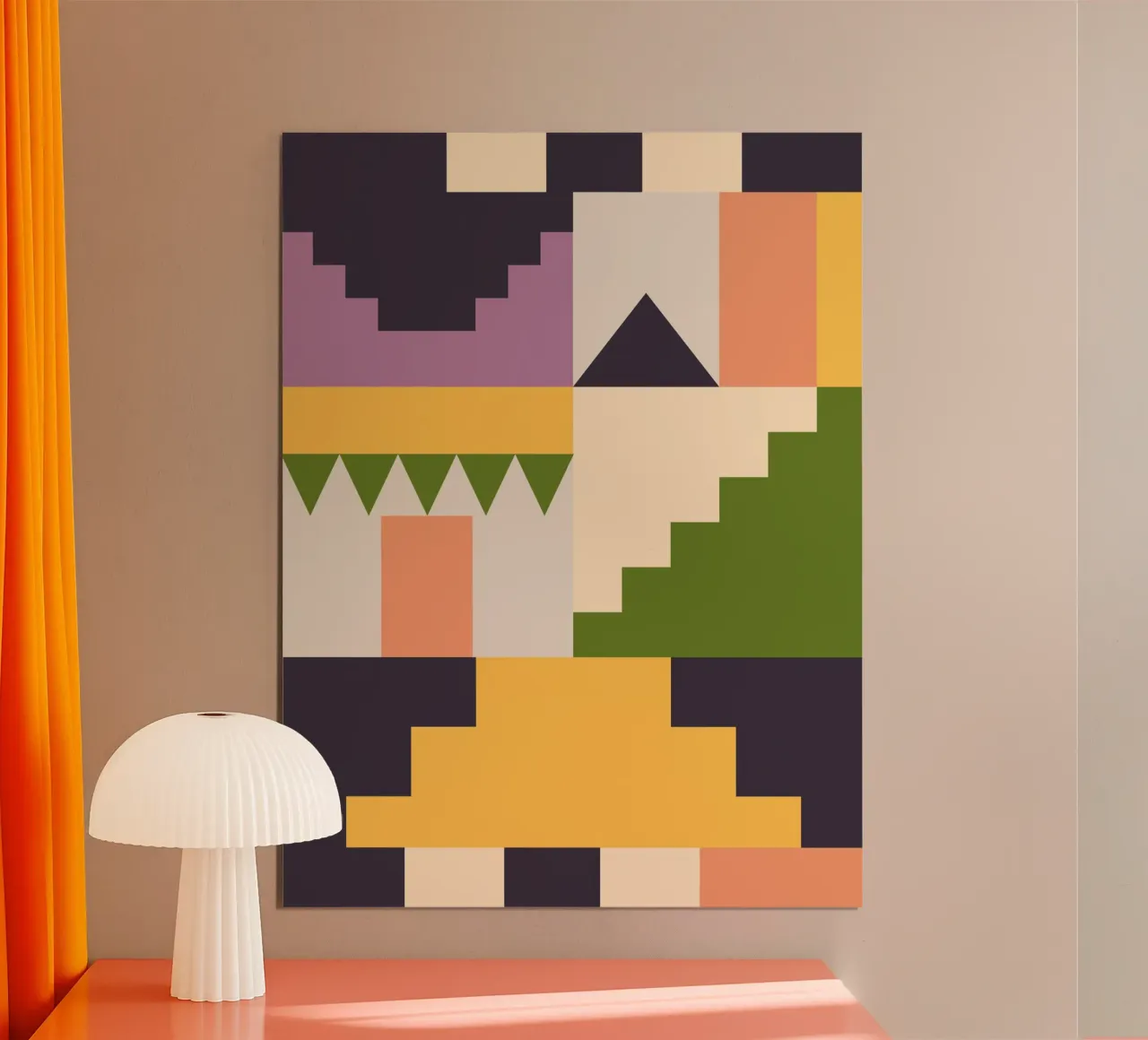 Geometric Abstraction 016 hahnemühle by Gaite
