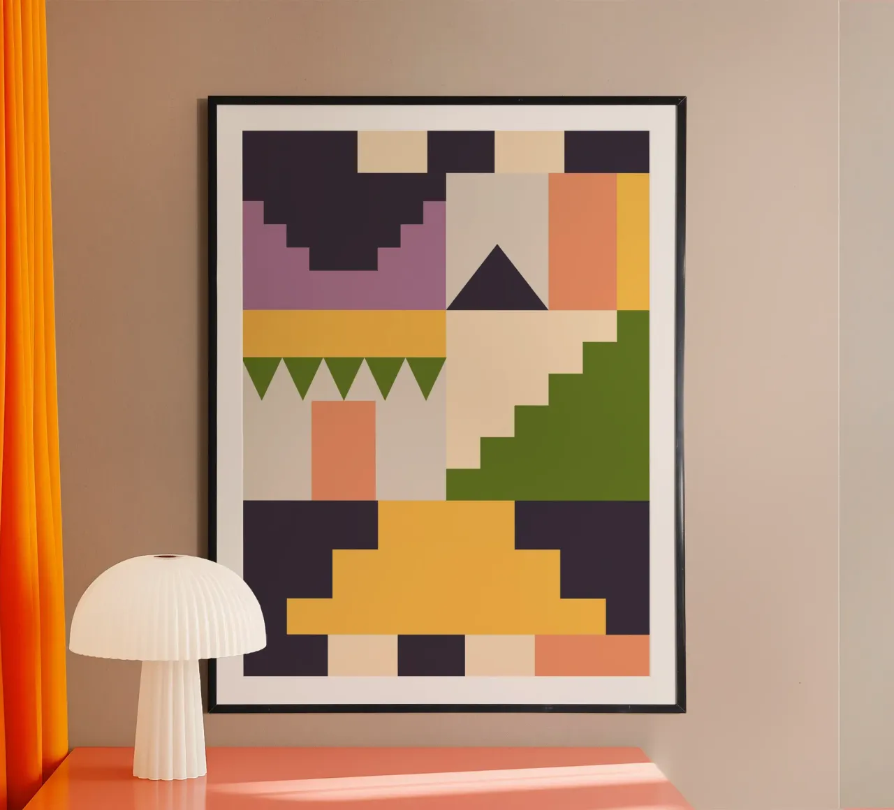 Geometric Abstraction 016 hahnemühle by Gaite