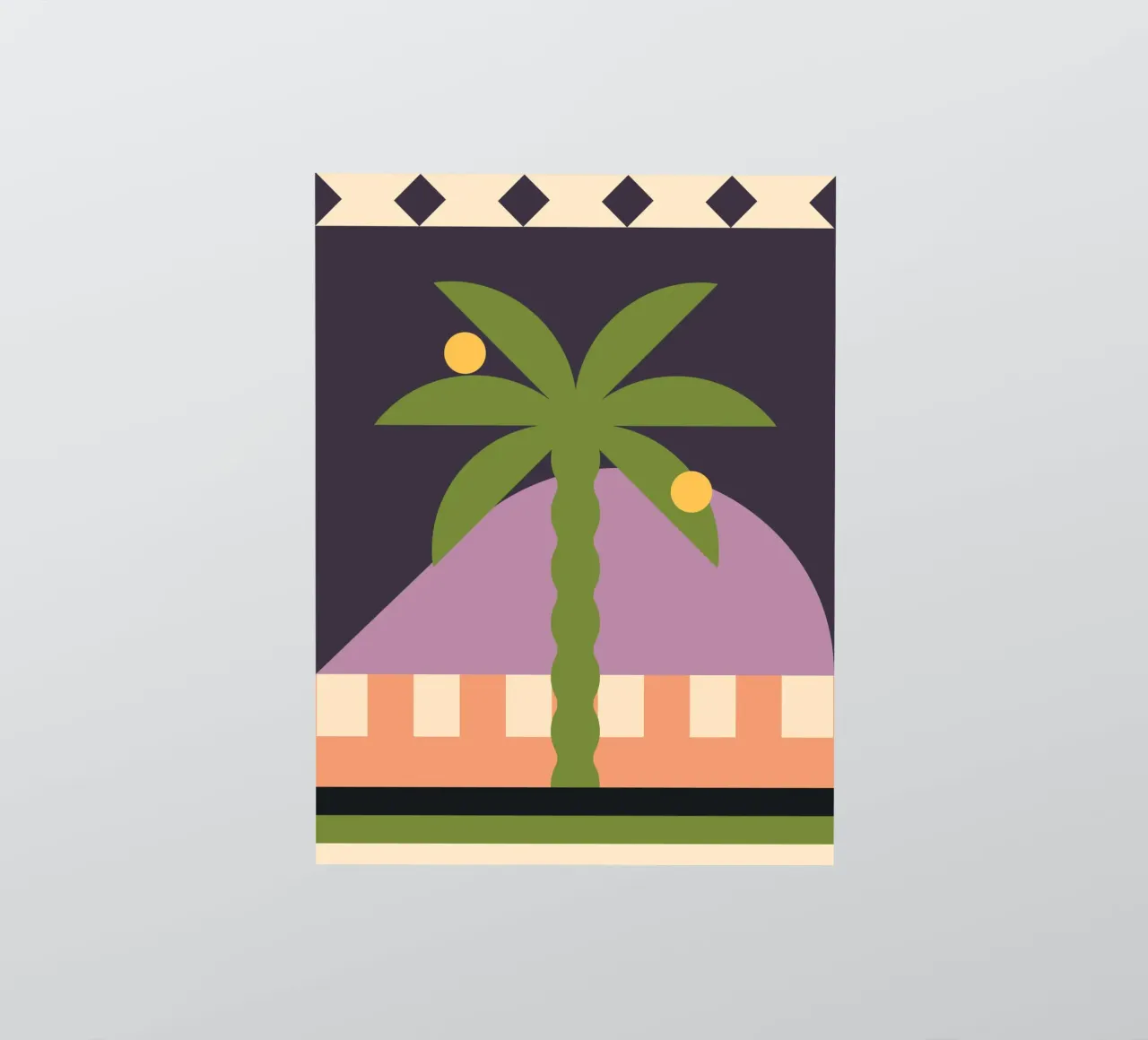 Geometric Abstraction 017 sticker by Gaite