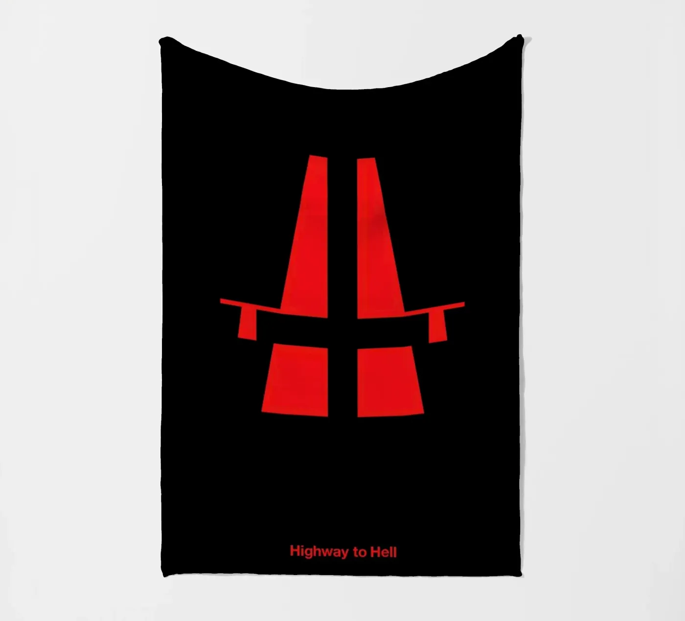 Highway to Hell fleecedeken van Viktor Hertz