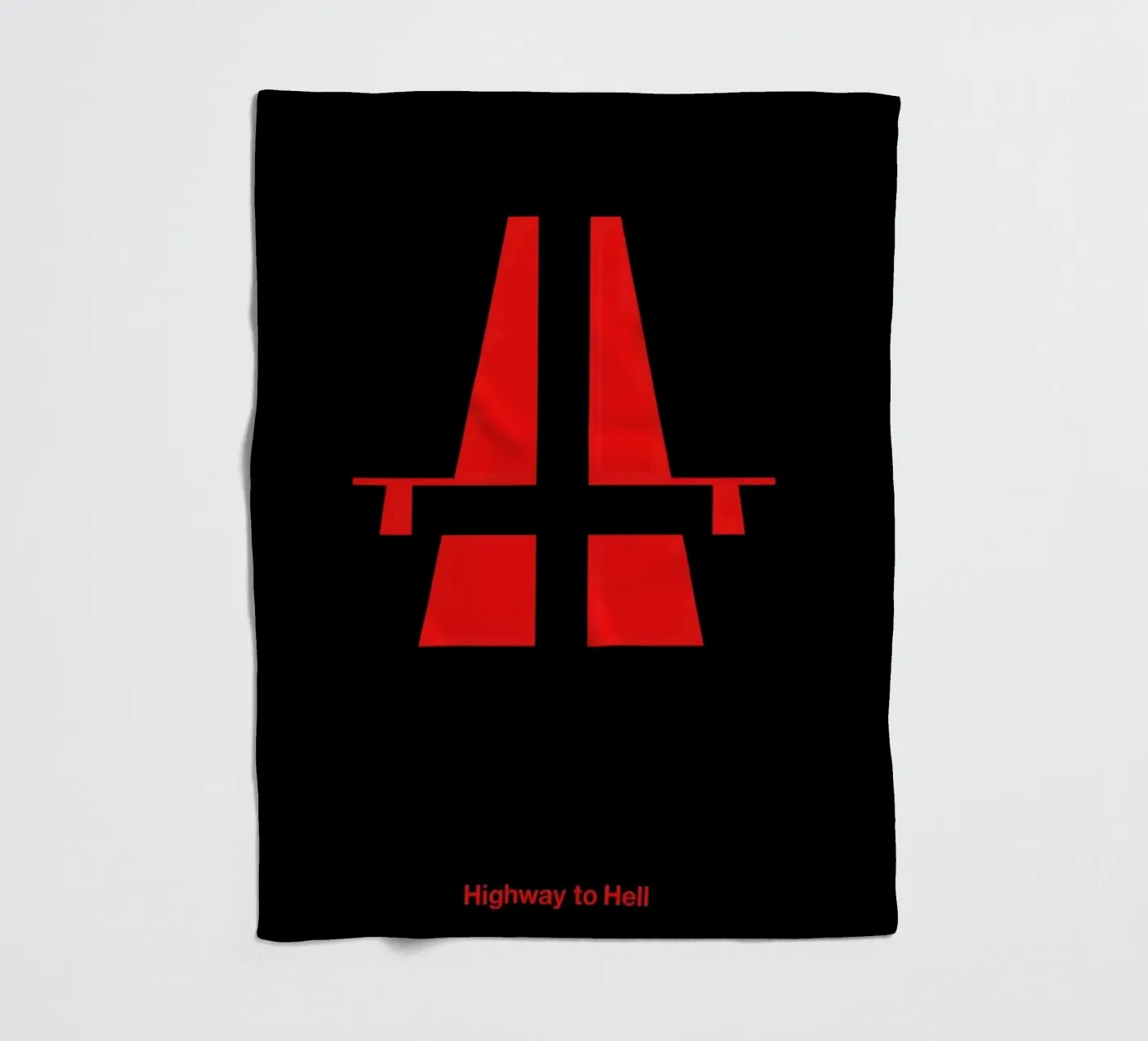 Highway to Hell fleecedeken van Viktor Hertz
