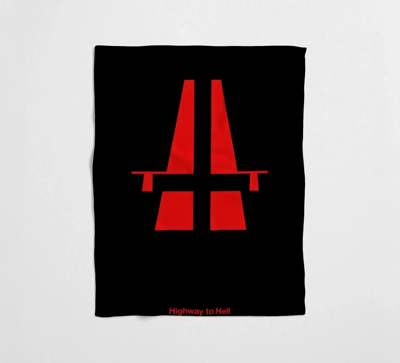 Highway to Hell fleecedeken van Viktor Hertz