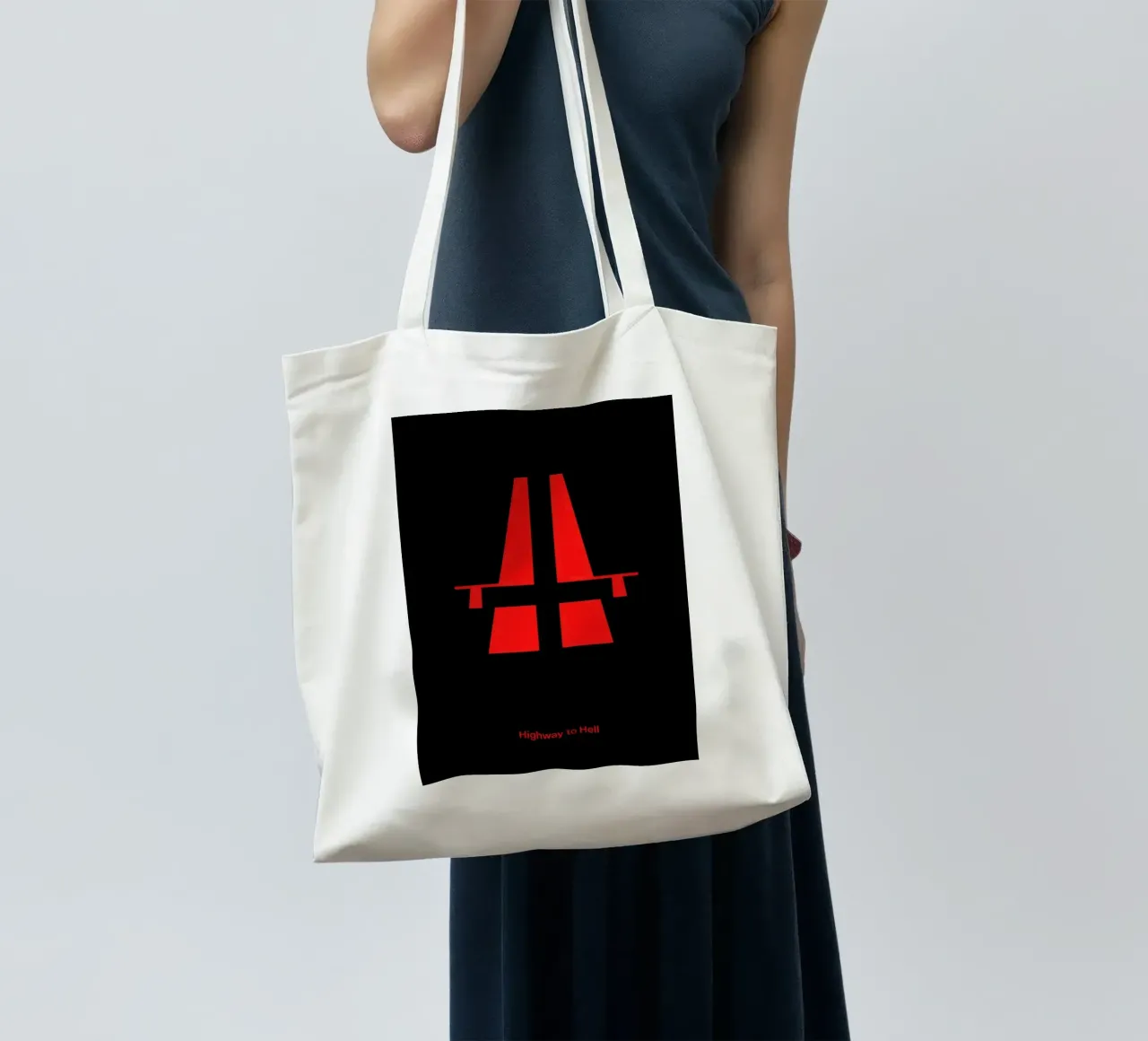 Highway to Hell borsa in juta da Viktor Hertz