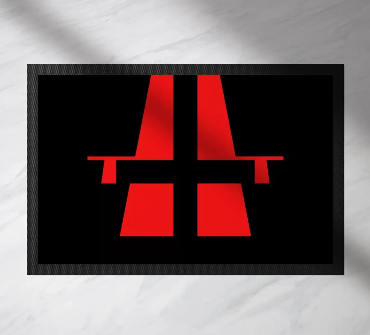 Highway to Hell doormat by Viktor Hertz